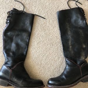 Bed Stu knee high Manchester boot